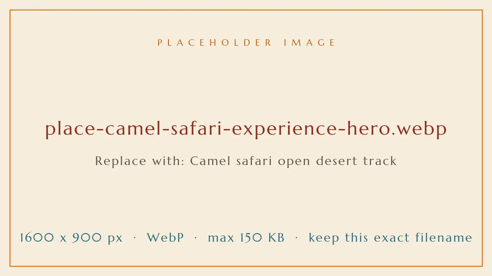 A camel safari track leading into open desert on the outskirts of Pushkar